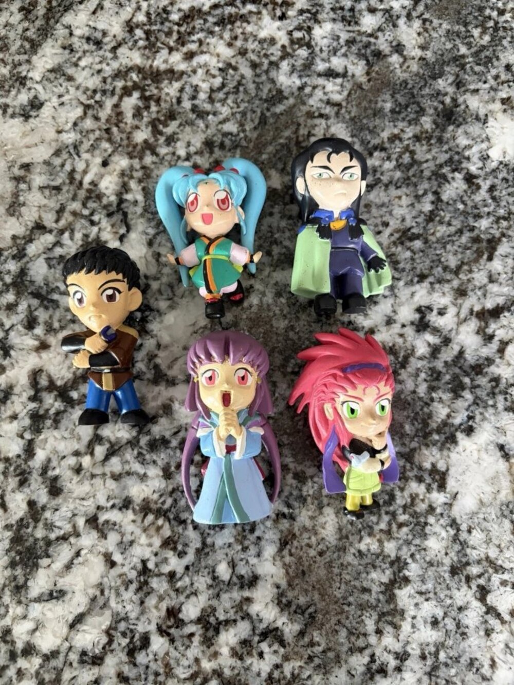 Tenchi Muyo Mini Figures Lot of 5